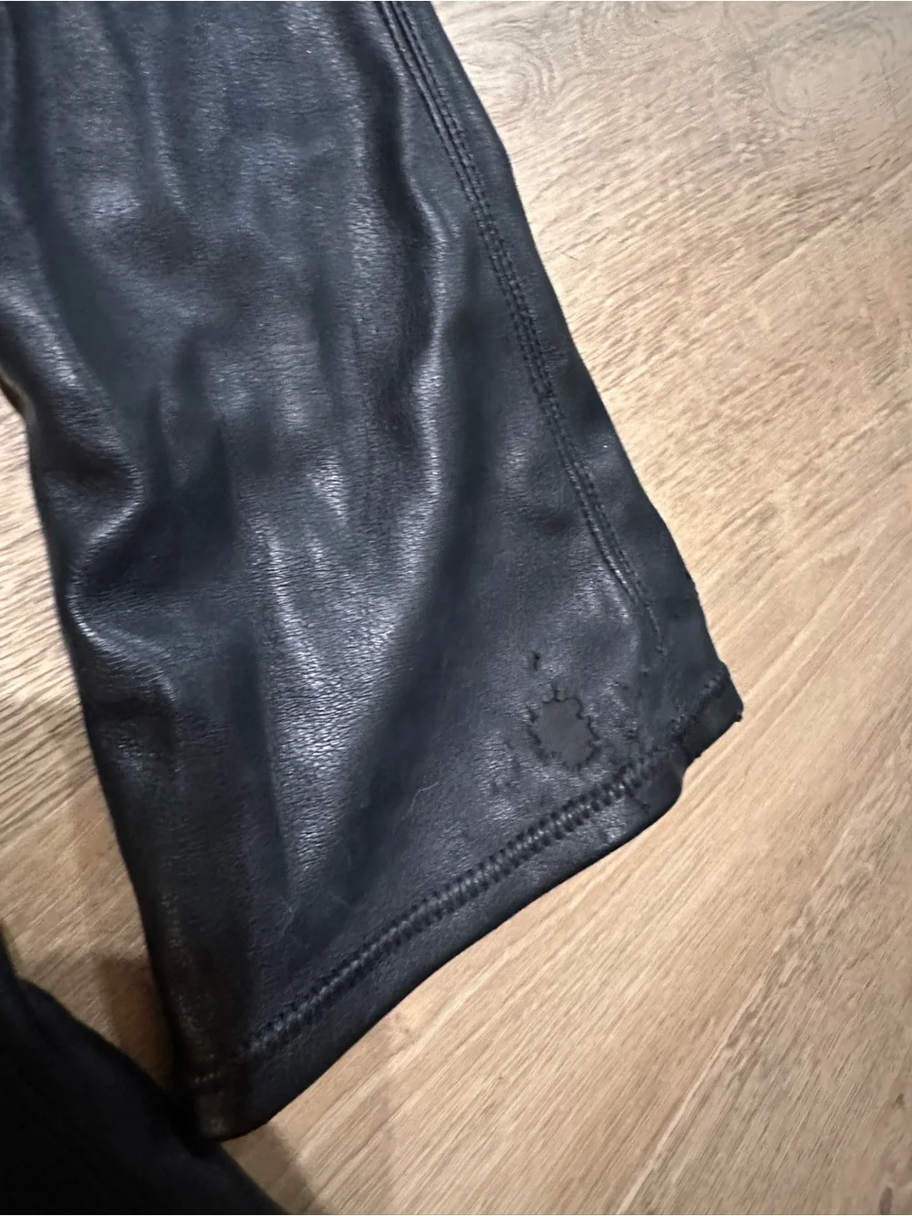 Free People Oakland Vegan Leather OTK Platform Boots Black 6.5